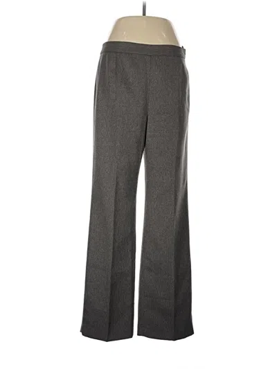 Pre-owned Le Suit Dress Pants In Gray