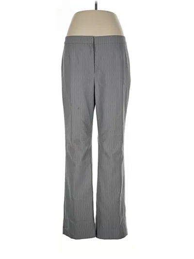 Pre-owned Le Suit Dress Pants In Gray