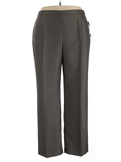 Pre-owned Le Suit Dress Pants In Gray
