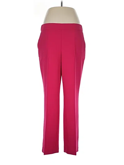Pre-owned Le Suit Dress Pants In Pink