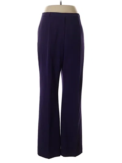 Pre-owned Le Suit Dress Pants In Purple