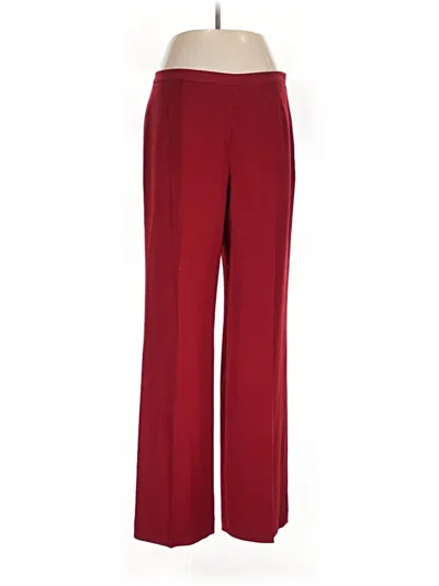 Pre-owned Le Suit Dress Pants In Red