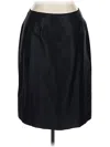 Le Suit Faux Leather Skirt In Black