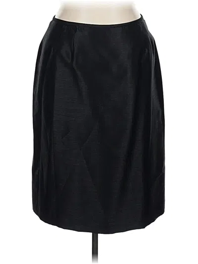 Le Suit Faux Leather Skirt In Black