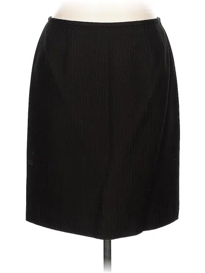 Pre-owned Le Suit Formal Skirt In Black