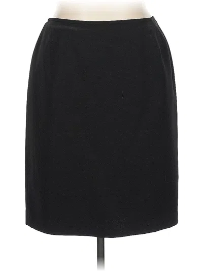 Pre-owned Le Suit Formal Skirt In Black