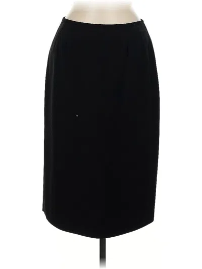 Pre-owned Le Suit Formal Skirt In Black