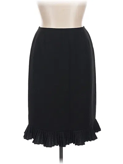 Pre-owned Le Suit Formal Skirt In Black