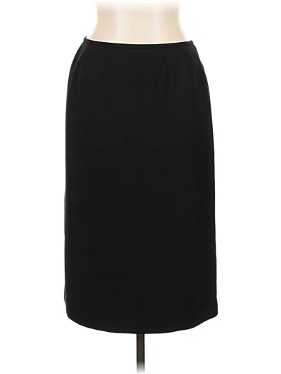 Pre-owned Le Suit Formal Skirt In Black