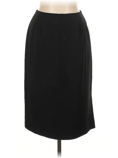 Pre-owned Le Suit Formal Skirt In Black