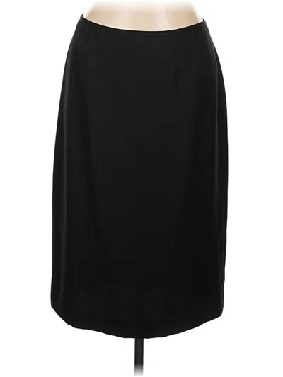 Pre-owned Le Suit Formal Skirt In Black