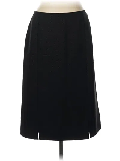 Pre-owned Le Suit Formal Skirt In Black