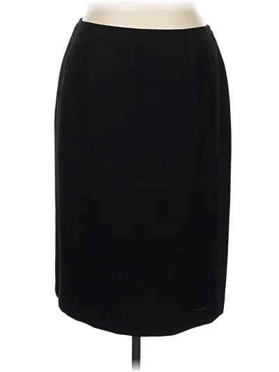 Pre-owned Le Suit Formal Skirt In Black