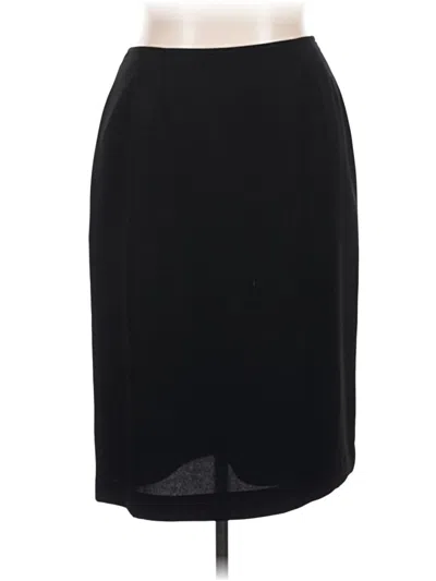 Pre-owned Le Suit Formal Skirt In Black