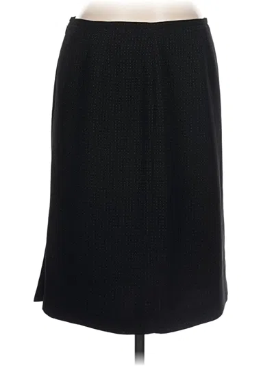 Pre-owned Le Suit Formal Skirt In Black