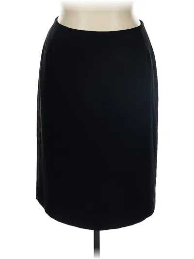 Pre-owned Le Suit Formal Skirt In Black