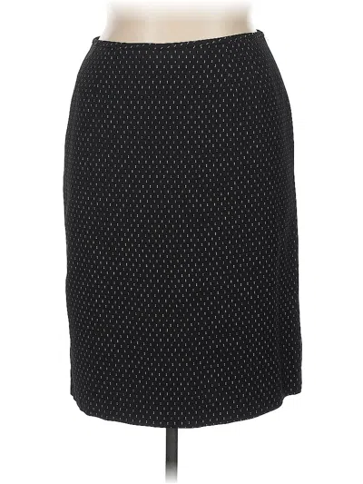 Pre-owned Le Suit Formal Skirt In Black