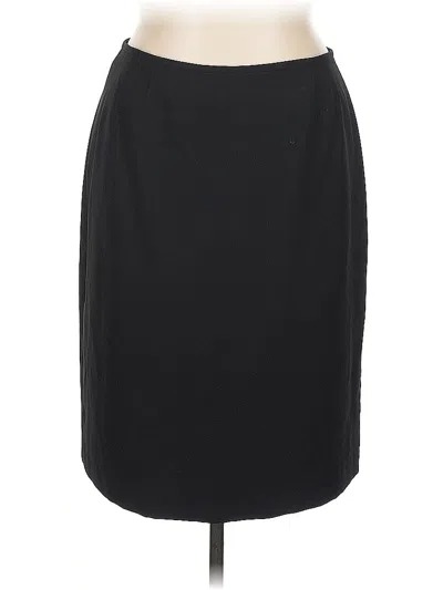 Pre-owned Le Suit Formal Skirt In Black