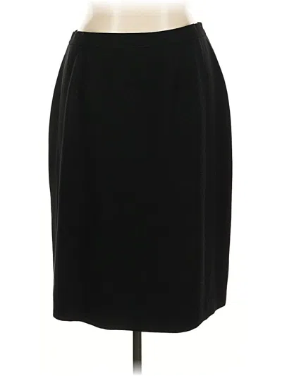 Pre-owned Le Suit Formal Skirt In Black