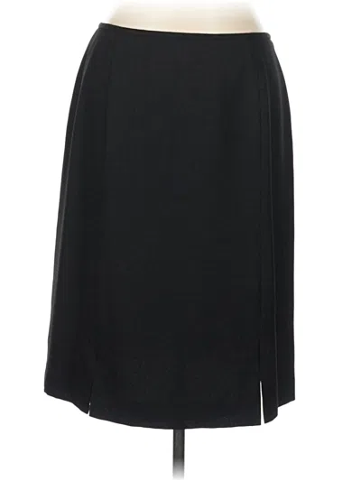 Pre-owned Le Suit Formal Skirt In Black