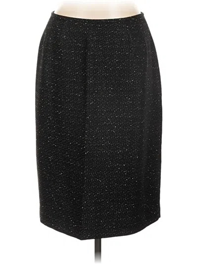 Pre-owned Le Suit Formal Skirt In Black