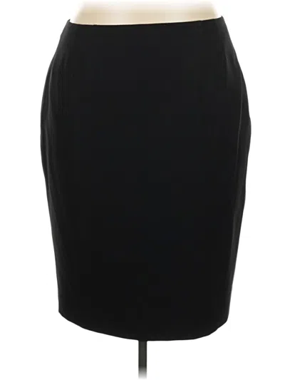 Pre-owned Le Suit Formal Skirt In Black