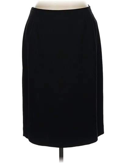 Pre-owned Le Suit Formal Skirt In Black
