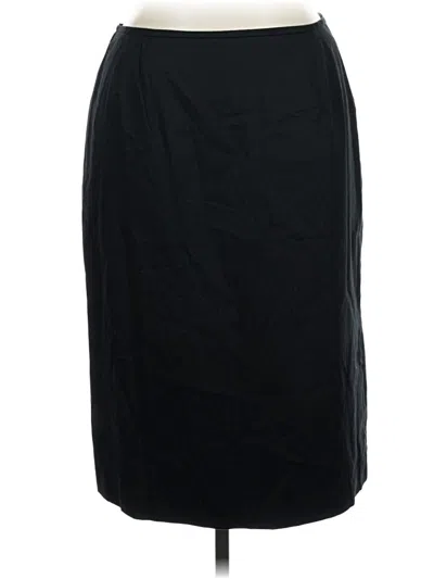 Pre-owned Le Suit Formal Skirt In Black