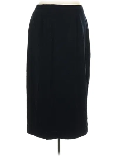 Pre-owned Le Suit Formal Skirt In Black