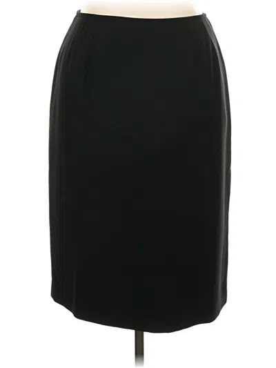 Pre-owned Le Suit Formal Skirt In Black