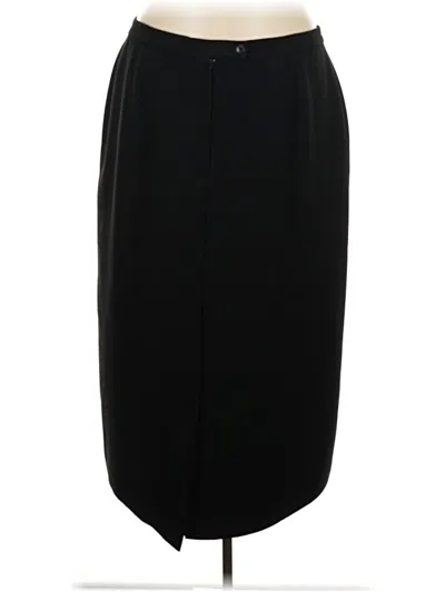 Pre-owned Le Suit Formal Skirt In Black