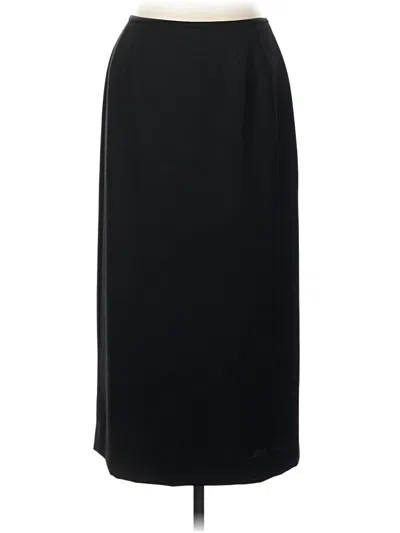 Pre-owned Le Suit Formal Skirt In Black