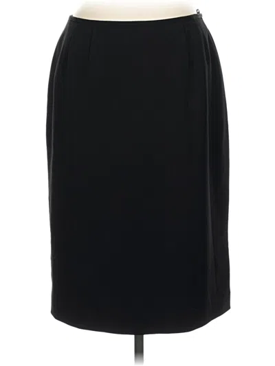 Pre-owned Le Suit Formal Skirt In Black
