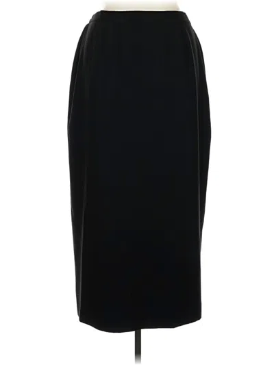 Pre-owned Le Suit Formal Skirt In Black