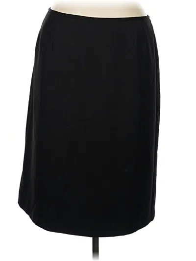 Pre-owned Le Suit Formal Skirt In Black