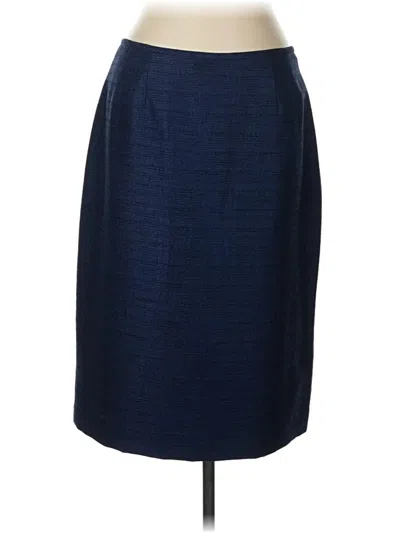 Pre-owned Le Suit Formal Skirt In Blue