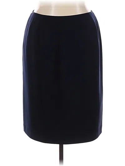 Pre-owned Le Suit Formal Skirt In Blue