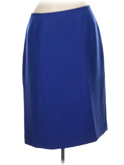 Pre-owned Le Suit Formal Skirt In Blue