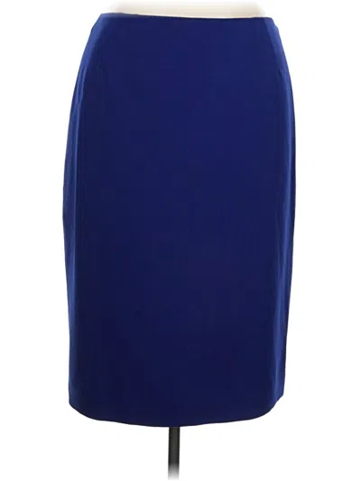 Pre-owned Le Suit Formal Skirt In Blue