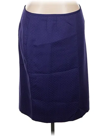Pre-owned Le Suit Formal Skirt In Blue
