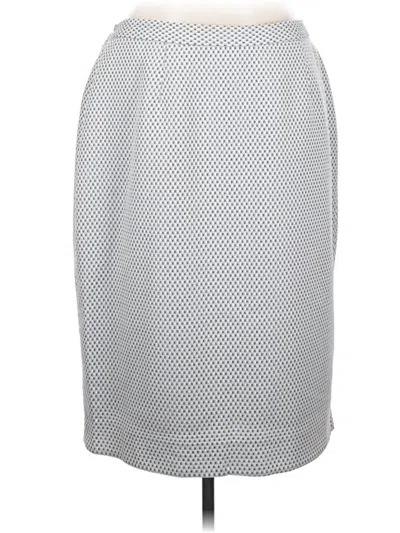 Pre-owned Le Suit Formal Skirt In Gray