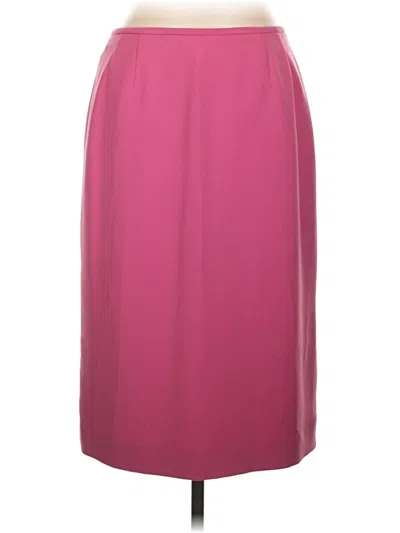 Pre-owned Le Suit Formal Skirt In Pink
