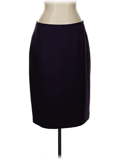 Pre-owned Le Suit Formal Skirt In Purple