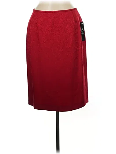 Le Suit Formal Skirt In Red