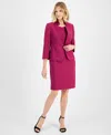 Le Suit Jacket & Empire Sheath Dress, Petite & Regular Sizes In Wild Rose