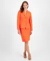 Le Suit Two-button Jacket & Pencil Skirt Suit, Regular & Petite In Valencia