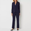 Le Suit Straight Leg Womens 2-pc. Pant Suit In Blue