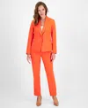 Le Suit Women's One-button Straight-leg Pantsuit, Regular & Petite In Valencia