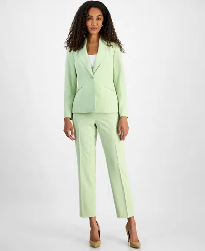 Le Suit Women's One-button Straight-leg Pantsuit, Regular & Petite