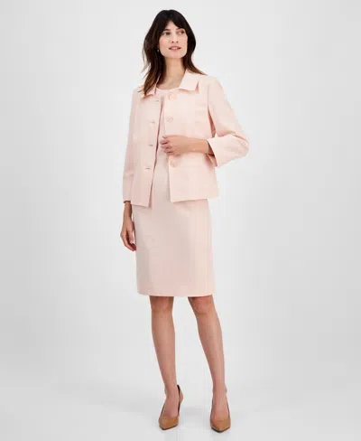Le Suit Women's Seamed Dress Suit, Regular & Petite